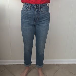 High waisted mom jeans